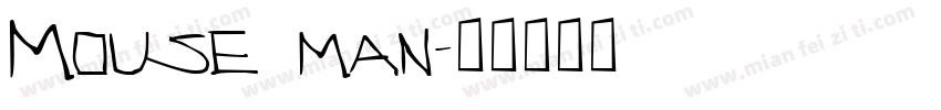 Mouse man字体转换